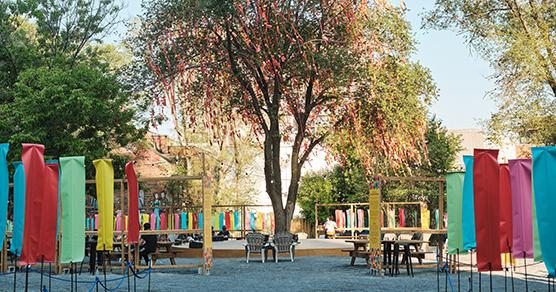 Photo : Oasis - Place des souhaits par Karen Tam et Jean de Lessard - Designers Créatifs | © Vivien Gaumand